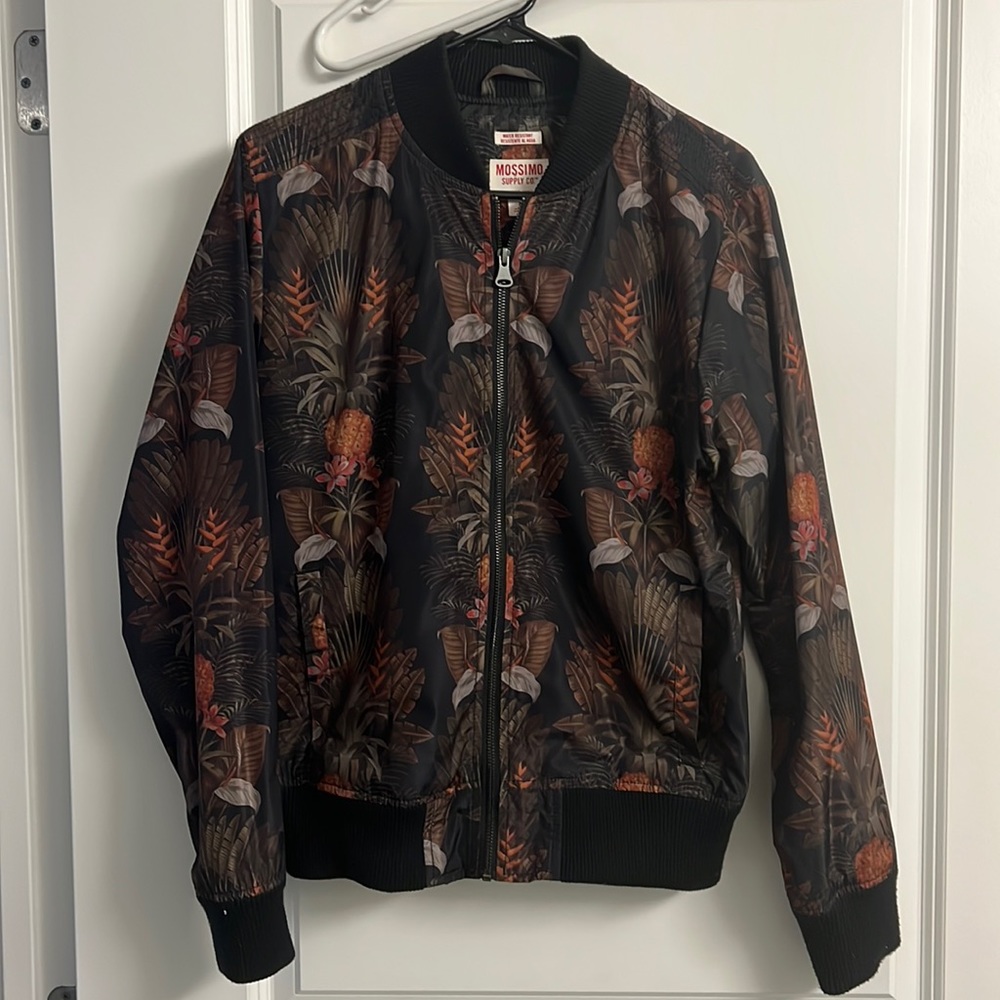 Mossimo Tropical Water Resistant Lightweight Bomber Jacket